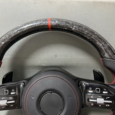 Steering wheel CLA GLC Forged Carbon Fiber