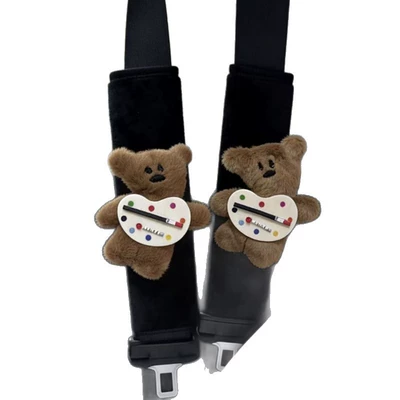 Bear Shoulder Pads, Cute: Seat belt shoulder pad