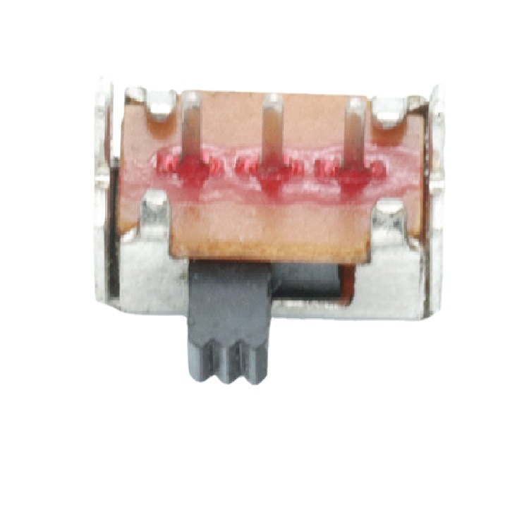 二位拨动开关开关8.7mm*4.5mm 卧式拨动开关2档  两段滑动开关2档