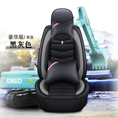 Sany, Doosan, Daewoo, Xcmg — Universal seat cover - gray-deluxe-edition-single-seat