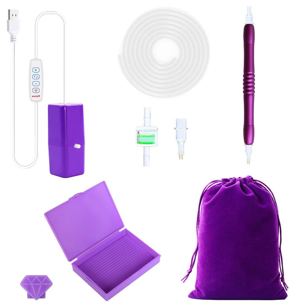 Pintura de diamantes nuevo bolígrafo de perforación de puntos eléctrico Amazon nuevo bolígrafo de succión al vacío broca de punto de succión herramienta de bricolaje