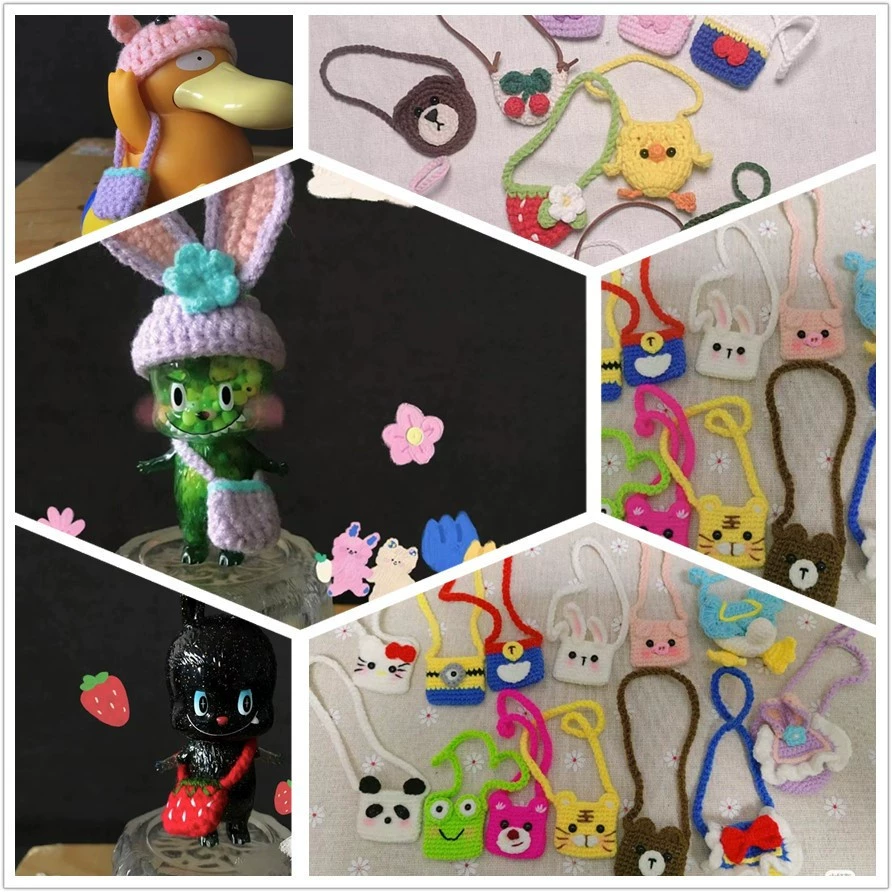 Новая сумка хомяка кукла крючок игрушка для домашних животных сумка Amazon новая сумка вязаная крючком сумка кулон