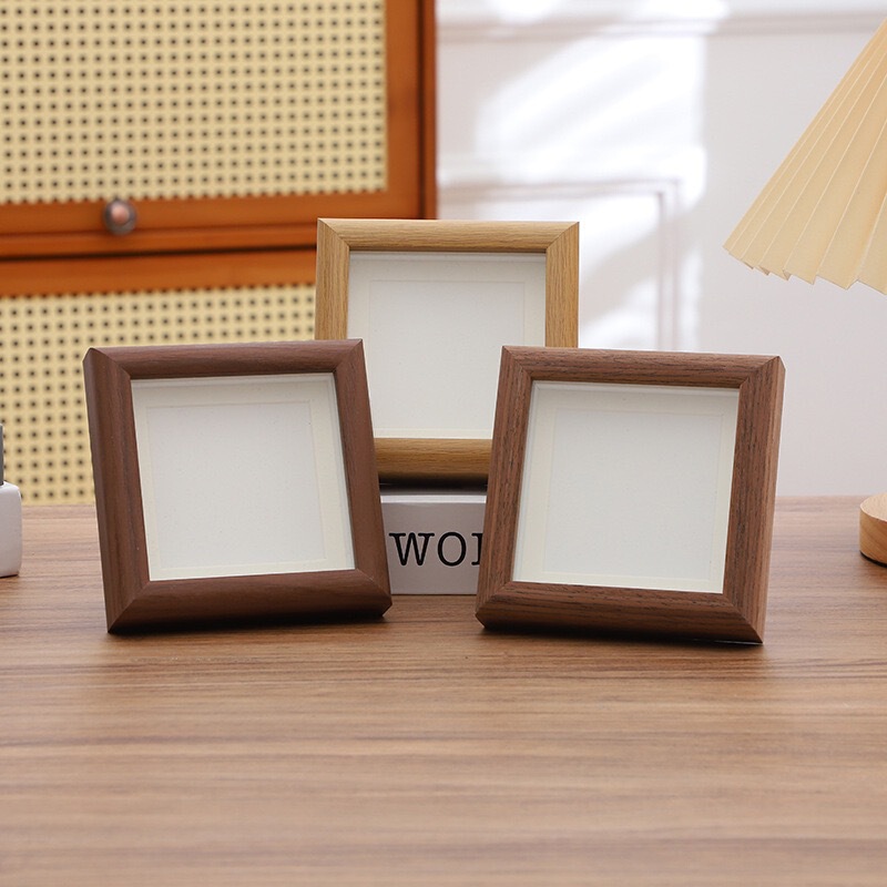 4inch Square Table Living Room Decorative Photo Frame Couple Photo Frame Hanging Dual-Purpose Cube Photo Frame Picture Frame