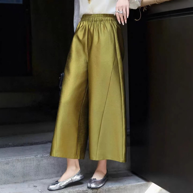 Original High-Quality New Chinese-Style Rayon Casual Pants for Women, 2026 Spring New Versatile Loose Wide-Leg Pants Original High-Quality New Chinese-Style Rayon Casual Pants for Women, 2026 Spring New Versatile Loose Wide-Leg Pants