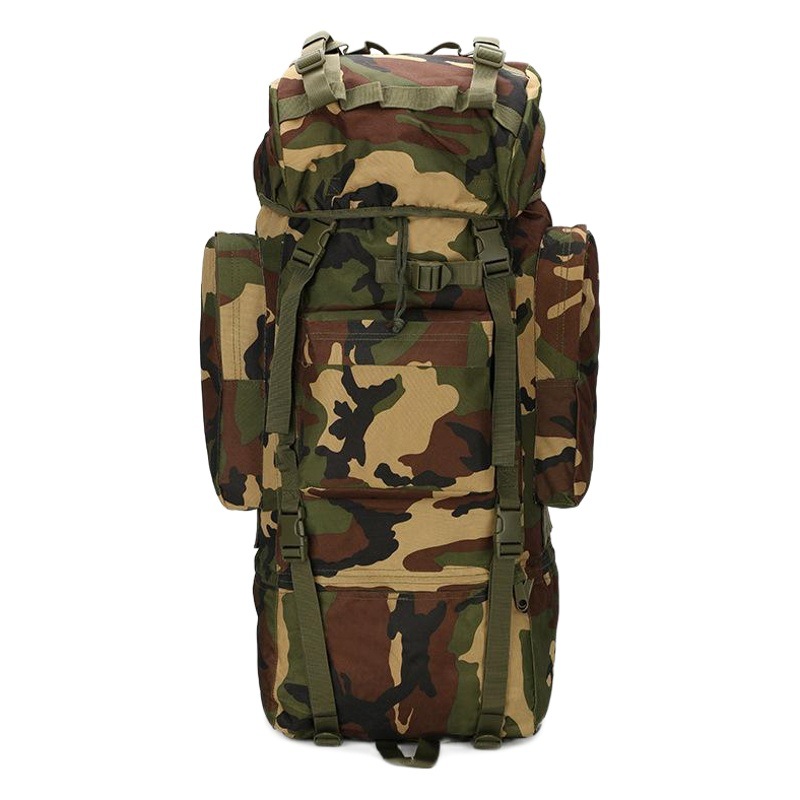Spot 65L large capacity mountaineering bag outdoor products camping camping outdoor bag hiking waterproof cover camouflage backpack