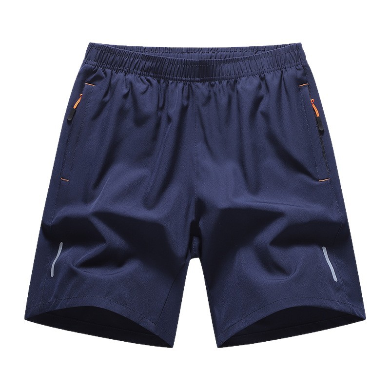Pantalones cortos deportivos de verano secado rápido más grande para hombres hielo pantalones de entrenamiento delgados sueltos pantalones de baloncesto de cinco puntos