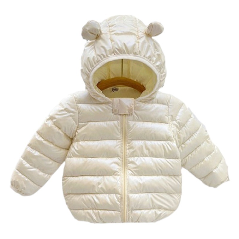 2023 niños oso bebé abrigo de algodón acolchado para niños y niñas nueva chaqueta ligera de algodón acolchado Chaqueta de algodón acolchado para niños chaqueta de dibujos animados