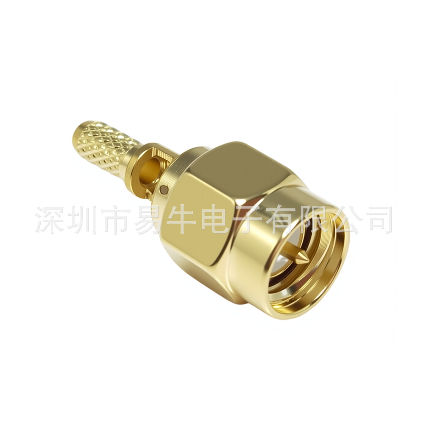 Sma-J-Jw-1.5-3-5 Male/Female Rf Connector with Internal Thread, Internal Pin, Internal Hole, Rg316 Solderable Feeder Connector
