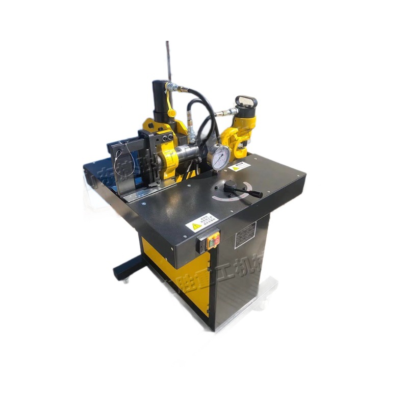 Máquina cortadora hidráulica de barras de cobre y aluminio, máquina eléctrica de barras colectoras tres en uno, máquina integrada de punzonado y doblado de corte de metal