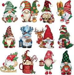 クリスマス小人木製ペンダントクリスマスツリー装飾小人老人人形吊り下げ祝日パーティー用品