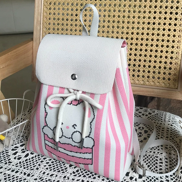 Powder vertical cake bear bilateral bag