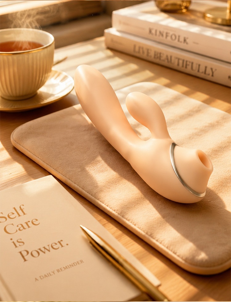 Jiuai Bo Bo Mi Electric Silicone Female Masturbator with Insertion Vibration — detail image 11