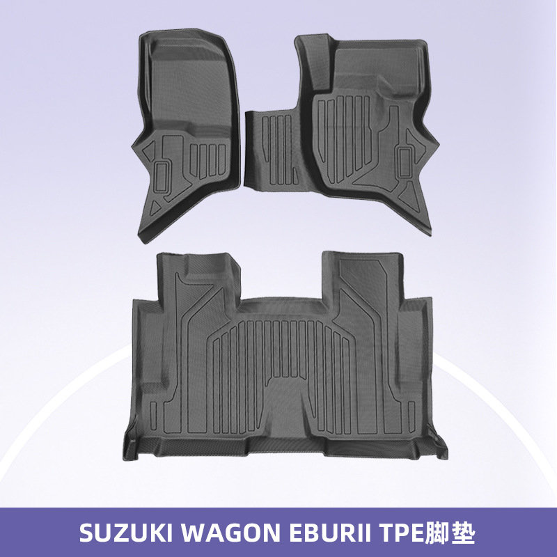Aplicable a SUZUKI WAGOM ERURI2015 derecho 3D todo el tiempo material TPE almohadilla de pie almohadilla del maletero
