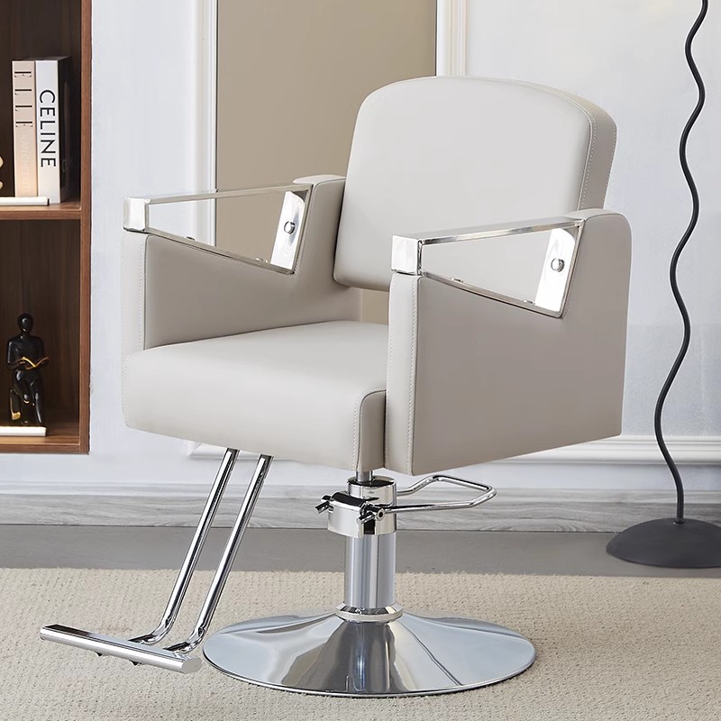 Silla de peluquería transfronteriza puede girar fábrica de silla de peluquería directa silla de peluquería silla de peluquería silla de corte de pelo elevación image 7