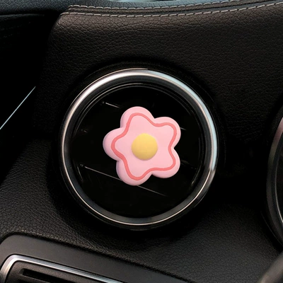 Car Perfume Aromatherapy | outlet decoration perfume car - small-pink-flower