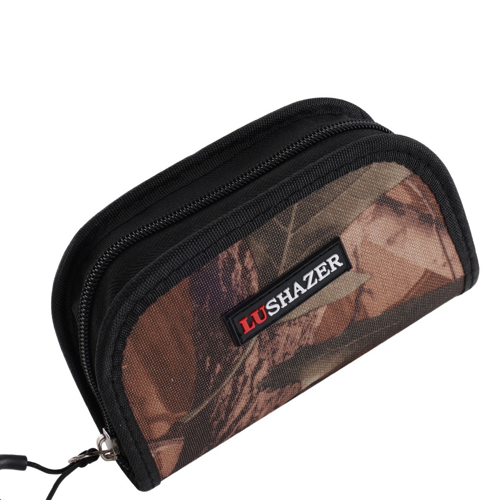 Bolsa de luya bolsa de lentejuelas tres ganchos caja de almacenamiento cabeza de plomo gancho bolsa de artes de pesca bolsa de almacenamiento de cebo de luya bolsa de lentejuelas boca de caballo