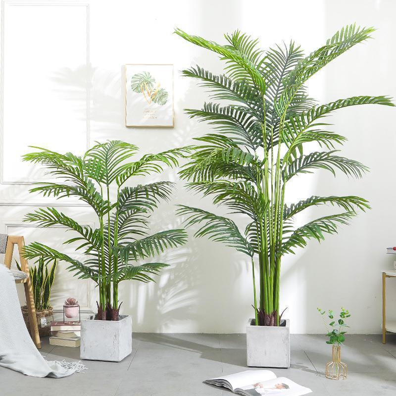 Simulation of Casserole Kwai Potted Plant in Nordic Style Large Fake Green Plant Potted Plant Living Room Window Landscape Decoration Floor Simulation Tree Simulation of Casserole Kwai Potted Plant in Nordic Style Large Fake Green Plant Potted Plant Living Room Window Landscape Decoration Floor Simulation Tree