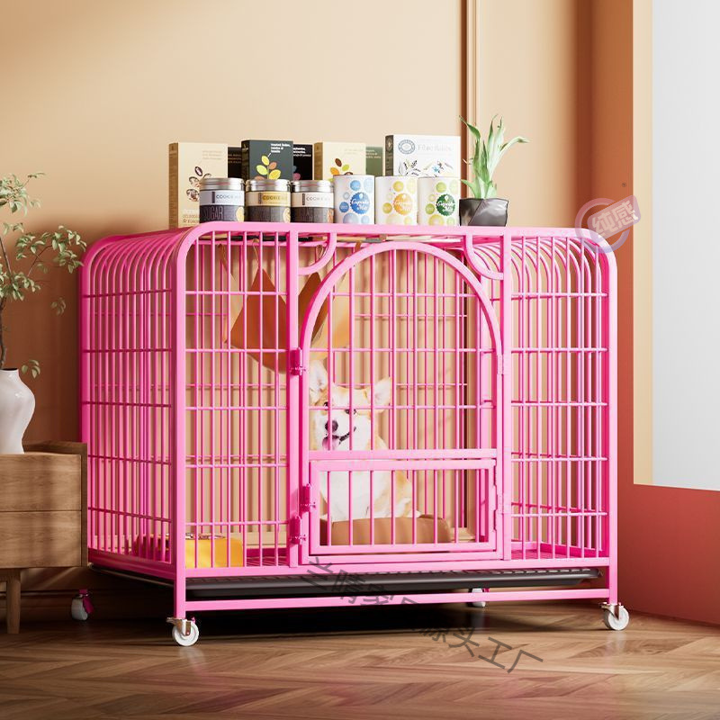 狗笼子中型犬柯基泰迪小型犬家用室内带厕所宠物狗围栏大型犬狗窝