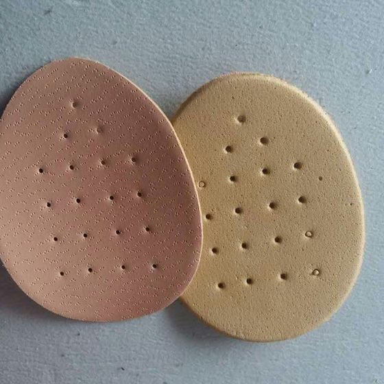 Insole Plaid PU Half Size Pad Single and Double Packaging Wholesale Forefoot Pad Manufacturer Wholesale Half Pad Single Shoe Sole Front Pad
