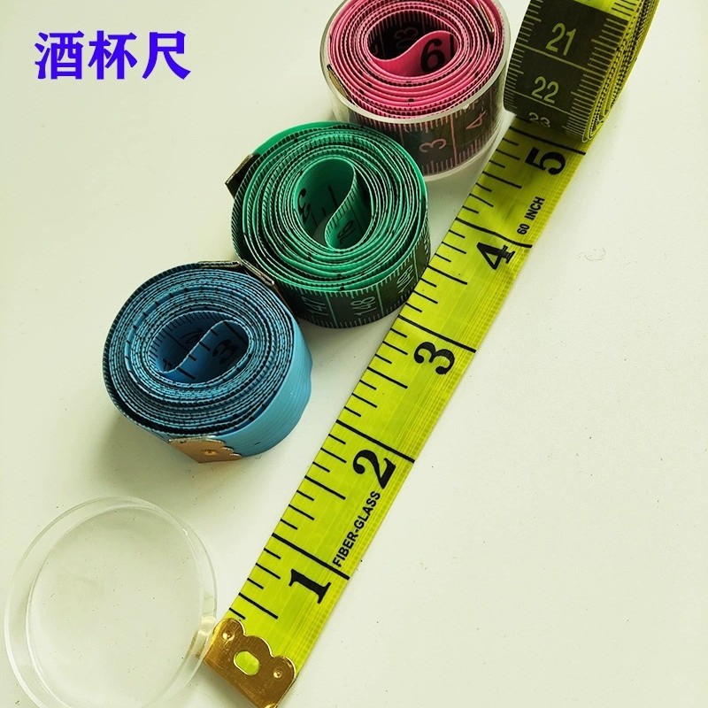 Regla de cuero suave Regla de fibra Regla de corte Regla de regalos Regla cm pulgadas Regla de impresión LOGO Regla de cinta