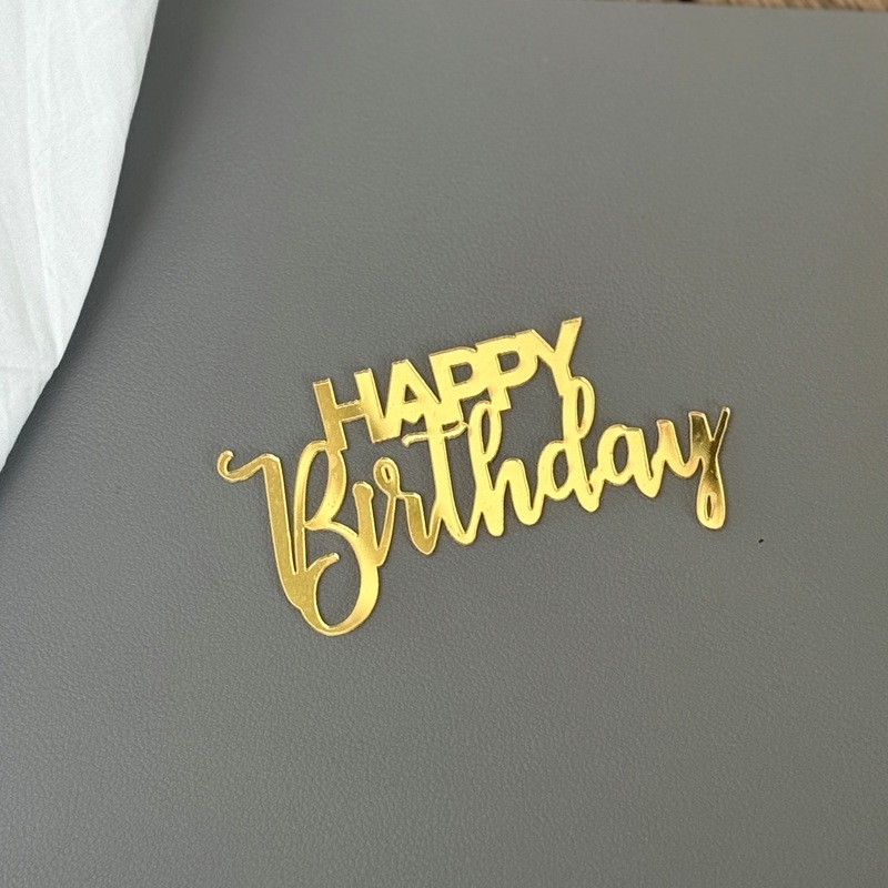 クロスボーダーins風アクリル誕生日おめでとうケーキ装飾ケーキ側面装飾パーティー用品ケーキ装飾品|undefined