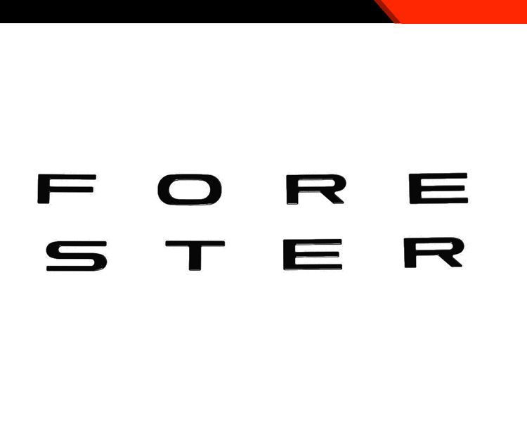 Suitable for 25 Subaru Forester Modified Rear Trunk Car Logo Letters Sl Series Special Bright Strips