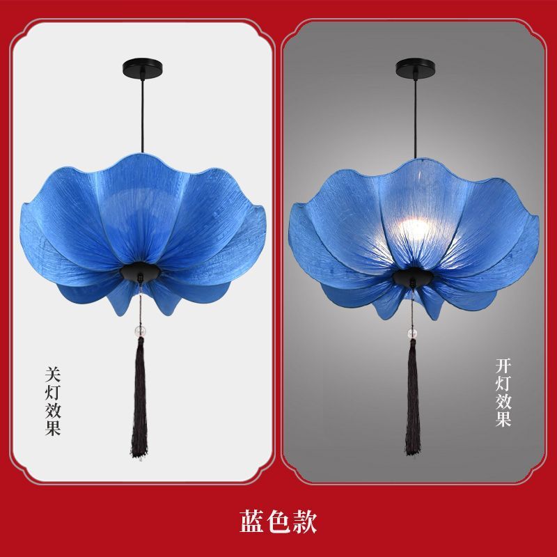 Blue lotus leaf