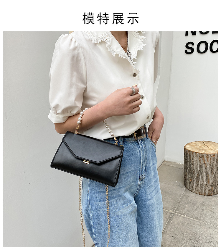 Fashion Shoulder Bag Messenger Bag Small Square Bag Underarm Bag Beaded Bag display picture 20