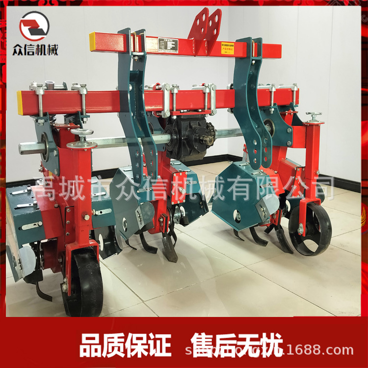 玉米棉花割草拖拉机带的中耕割草机除草机 2行 3行去杂草