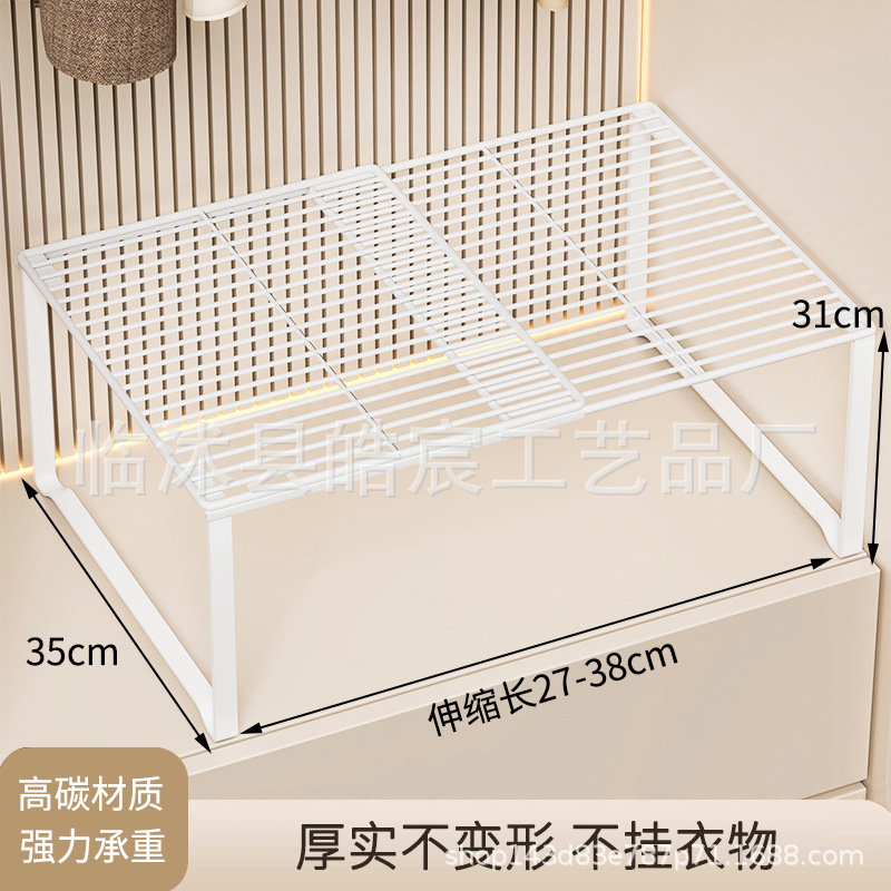 Armario, partición en capas, almacenamiento de artefactos, armario, estante retráctil en el armario