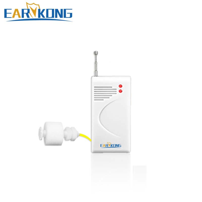 厂家直供433MHz无线水位探测器水浸传感器浮球探测器高低水位报警