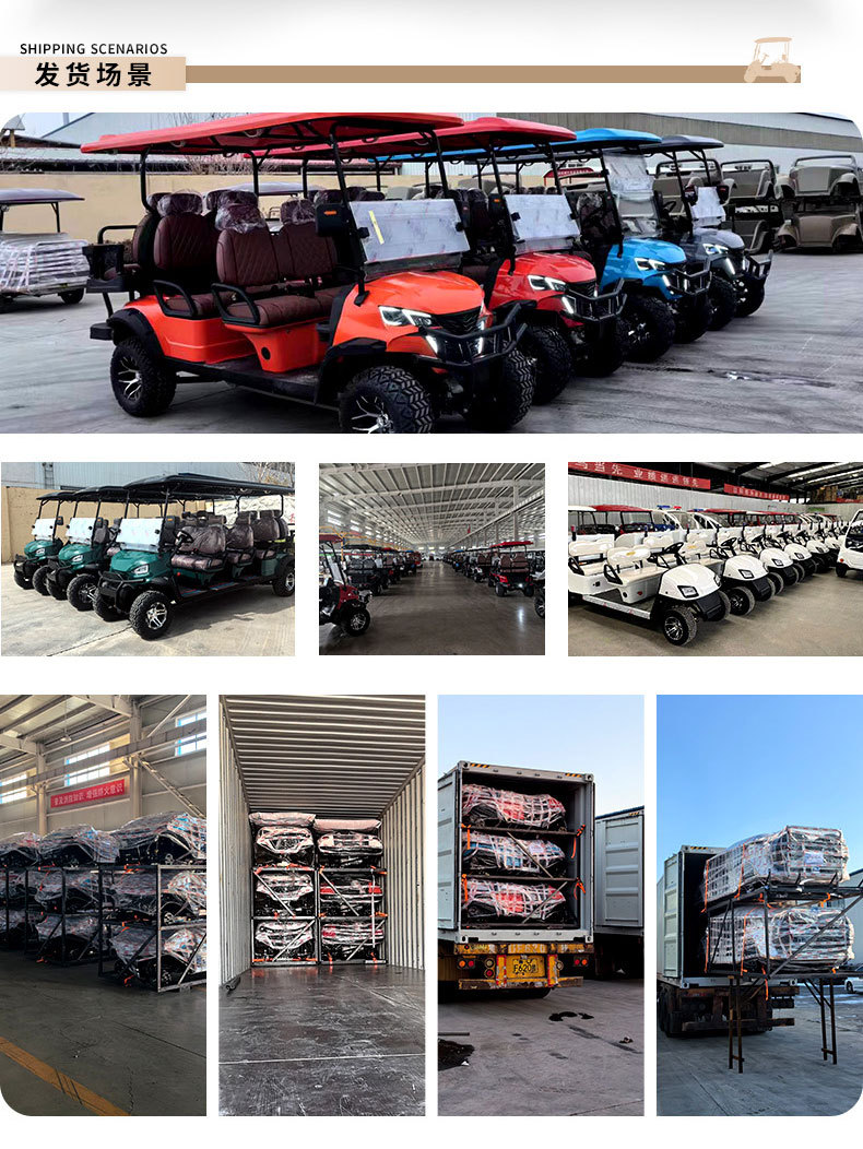 2 Golf Cart Scenic Area Tourist Homestay Reception Beach Off-road Golf Hunting Car Electric Sightseeing Car