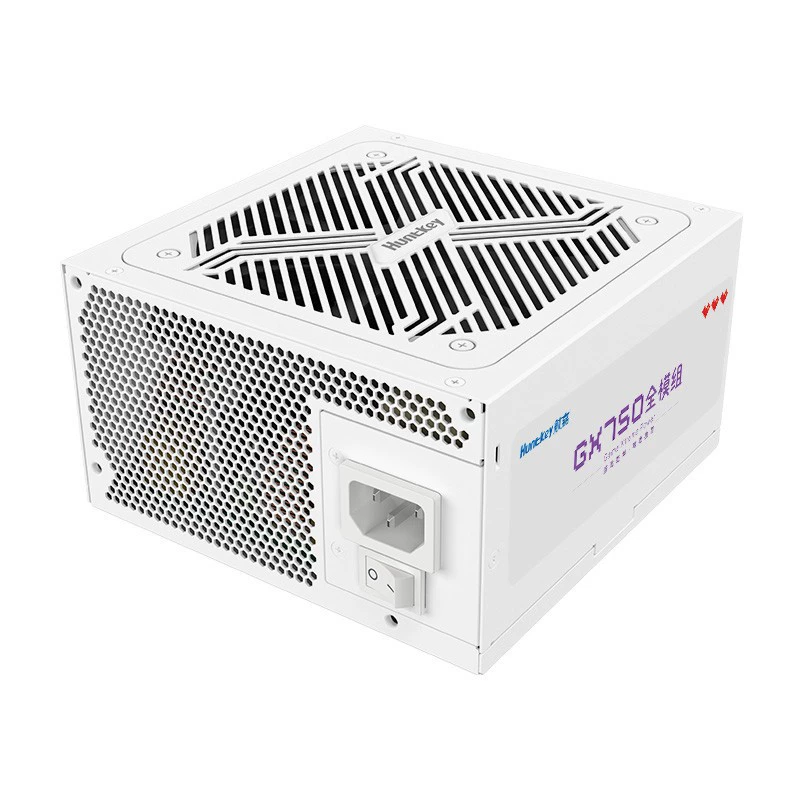 Huntkey Hangjia Gold Medal GX750 Full Module-Снежно-белый настольный источник питания 650W для игр Esports