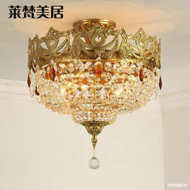 莱梵美居瑞莱克灯饰: [图片]  瑞莱克灯饰: 法式宫廷卧室全铜水晶
