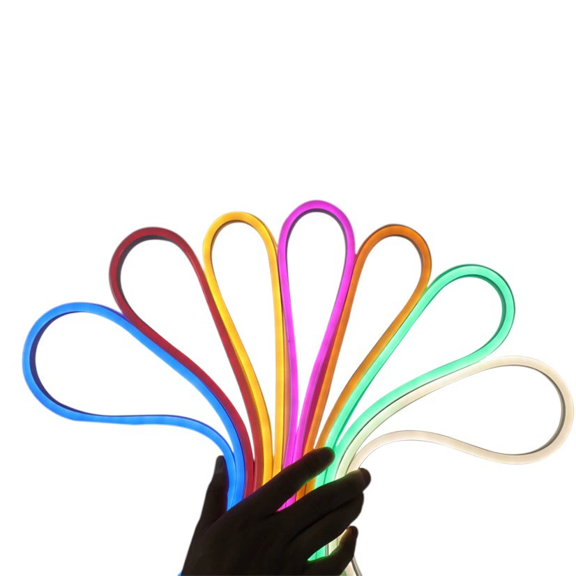 Мягкая светодиодная лента для наружной рекламы, водонепроницаемая, круглая, в стиле неон, низковольтная, для декоративной подсветки наружных рекламных вывесок