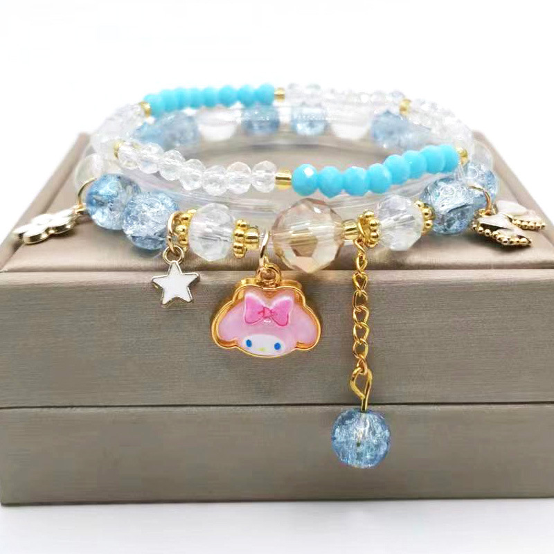 Pulsera para niños pulsera colgante de niña linda Niña Accesorios de dibujos animados con cuentas pulsera de joyería pulsera mismo estilo