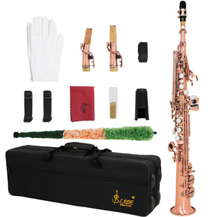Cross-Border Wholesale Saxophone in B-Flat, Straight Saxophone for Orchestra Performance, Soprano Saxophone Saxophone