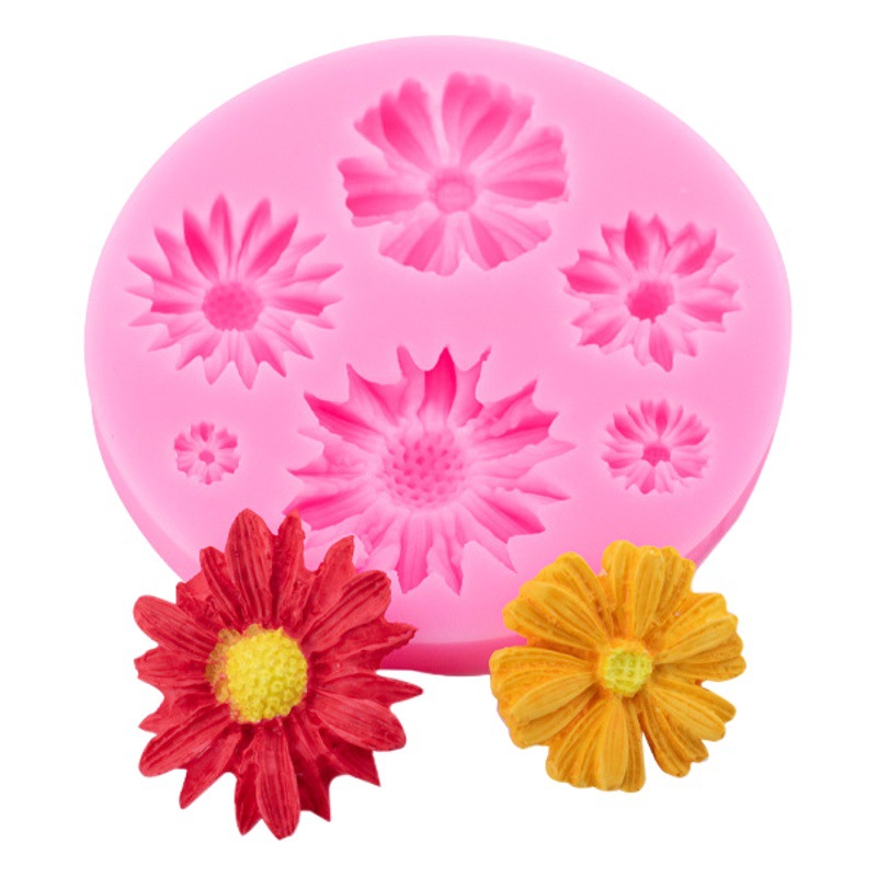 Flor de mariposa hojas silicona molde creativo fondant pastel chocolate postre hornear decoración Accesorios