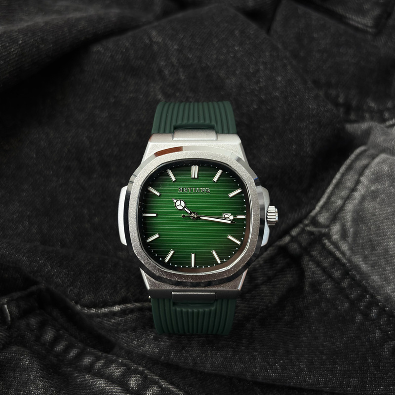Cross-Border Popular Men's Watches, Fashionable Silicone Strap Watches, Youth Calendar Business Men's Watches, Wholesale Dropshipping