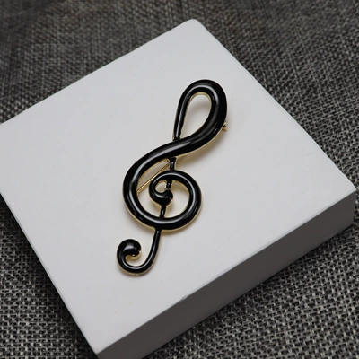 Original Academy Style Multicolor Handmade Enamel Notes Music Student Brooch Corsage Clothing Accessories (Yaxa sancaqları) - 1