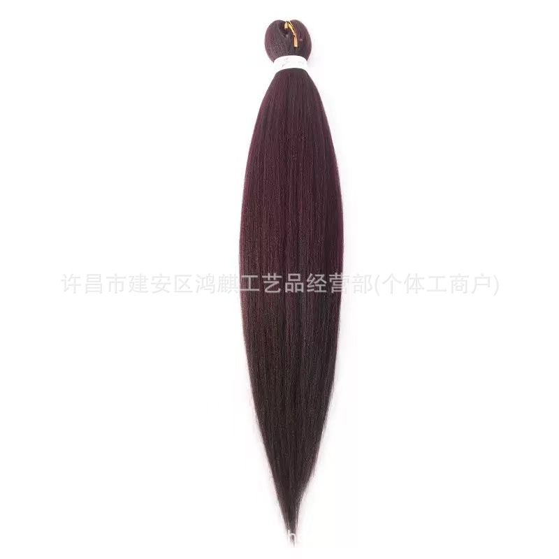 PVC fibra química de baja temperatura fluffy EZ trenza grande trenza fácil trenza image 13