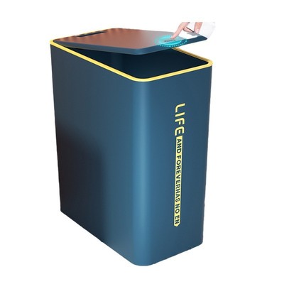 垃圾桶家用卫生间厕所带盖客厅轻奢夹缝厨房卧室纸篓高颜值ins风