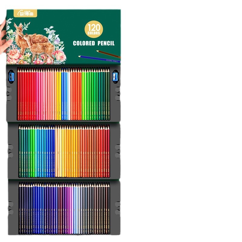 Color plomo profesional 200 color pintura especial aceitosa soluble en agua color lápiz estudiante de la escuela primaria 72 color arte para colorear