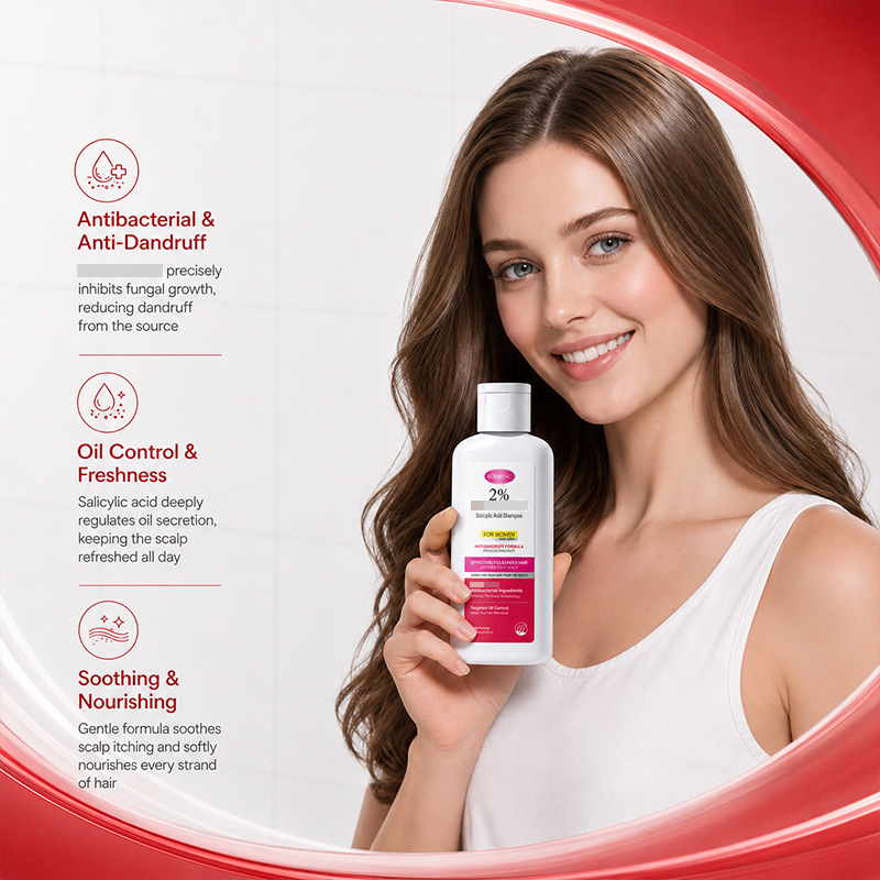 Filipinas KORMESIC damas champú ácido salicílico shampoo suave limpio comercio exterior transfronterizo al por mayor image 3