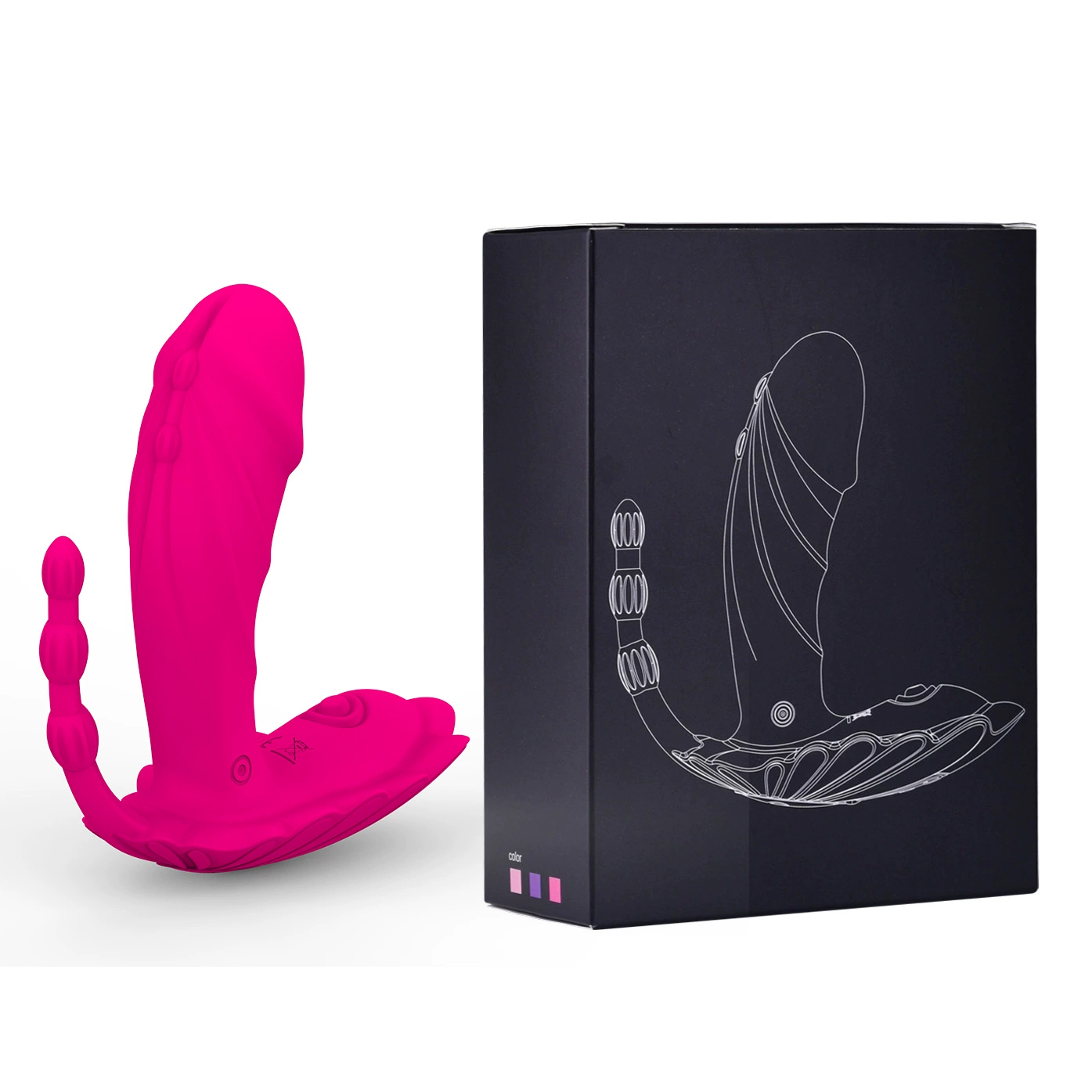 Invisible silicone toy for adults, vibration, remote control