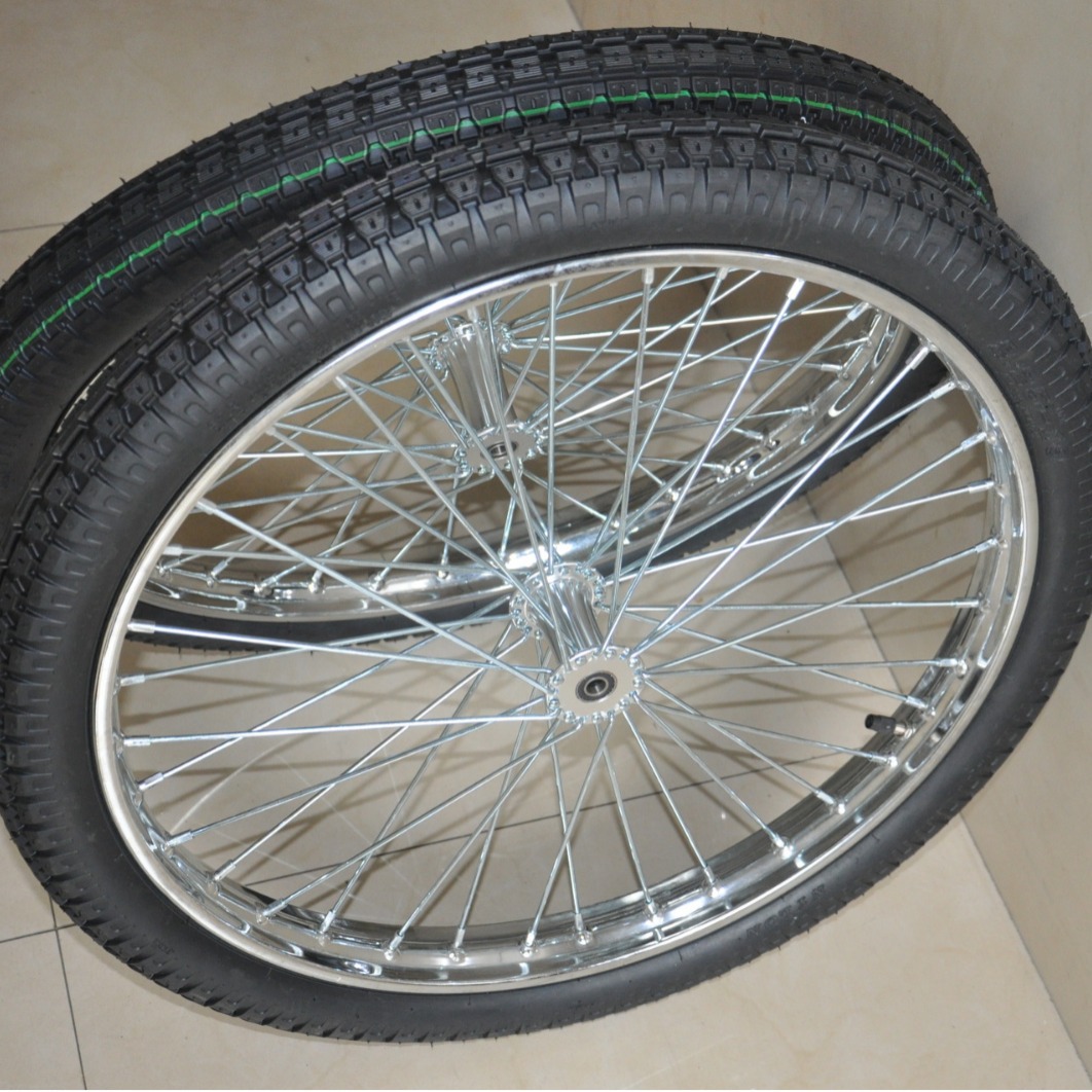 源头厂家2.25-19马车充气轮子 高品质橡胶充气轮子 游览车轮子