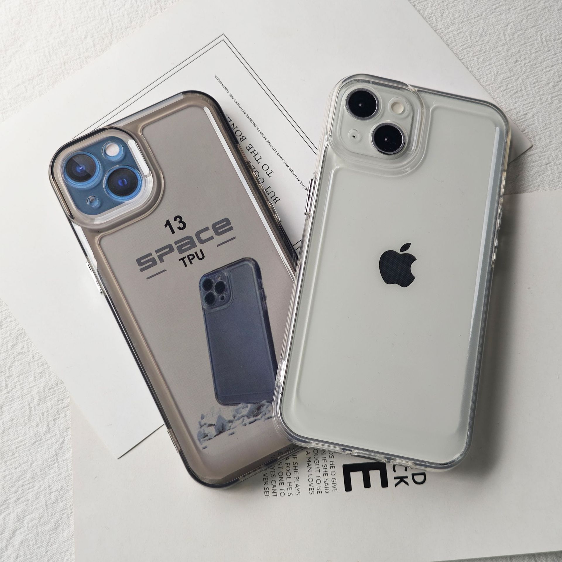太空壳透明手机壳适用苹果16/15iphoneXR/MAX手机壳工厂批发素材