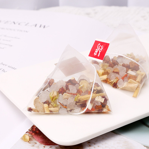 Bamboo cane grass root snow pear tea no-cook triangular bag sugar cane water chestnut Cantonese sugar water sweet tonic autumn children's herbal tea