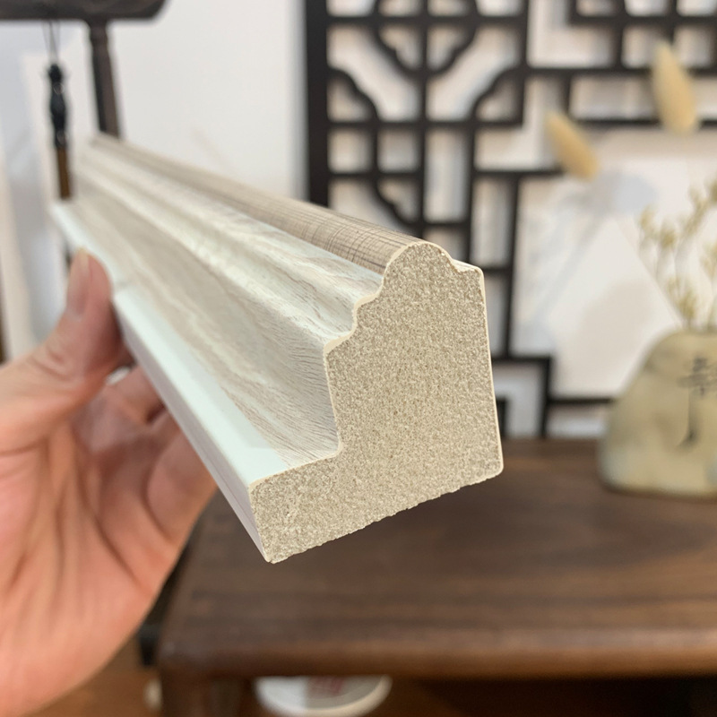 Photo studio picture frame edge strip PS foam frame strip wedding dress decorative wall mounting material American line polymer wood plastic