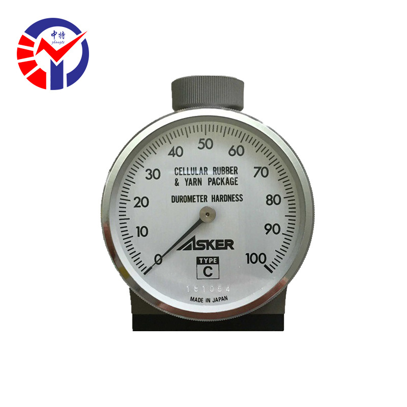 日本ASKER Type C橡胶硬度计测量软材料软橡胶聚氨酯泡沫海绵卷